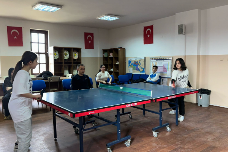 Malatya'da masa tenisi turnuvası final müsabakalarıyla sona erdi