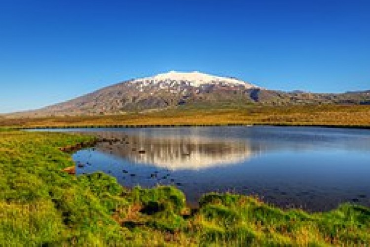 İzlanda'da Snaefellsnes buzulu başkanlık seçimi adaylığına hazırlanıyor