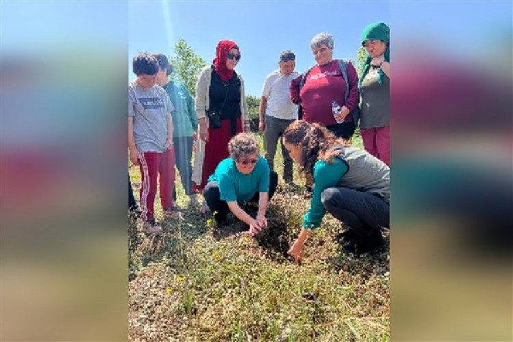 Erdemli'de özel çocuklarla fidan dikim etkinliği gerçekleştirildi