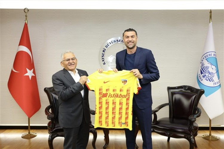 Başkan Büyükkılıç, Mondihome Kayserispor'un teknik direktörünü ağırladı