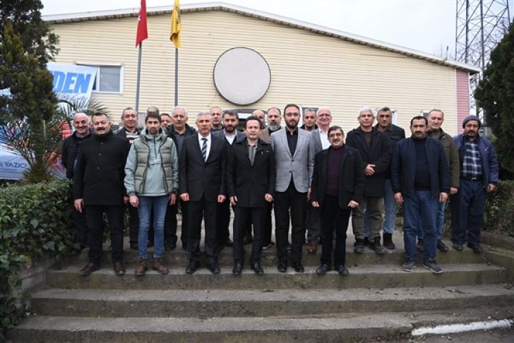 Başkan Yazıcı'dan Organize Deri Sanayi Motorlu Taşıyıcılar Kooperatifi ziyareti