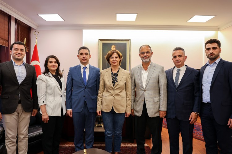 Türk Hava Kurumu Eskişehir Şube Başkanı Çalışkan'dan Başkan Ünlüce'ye ziyaret