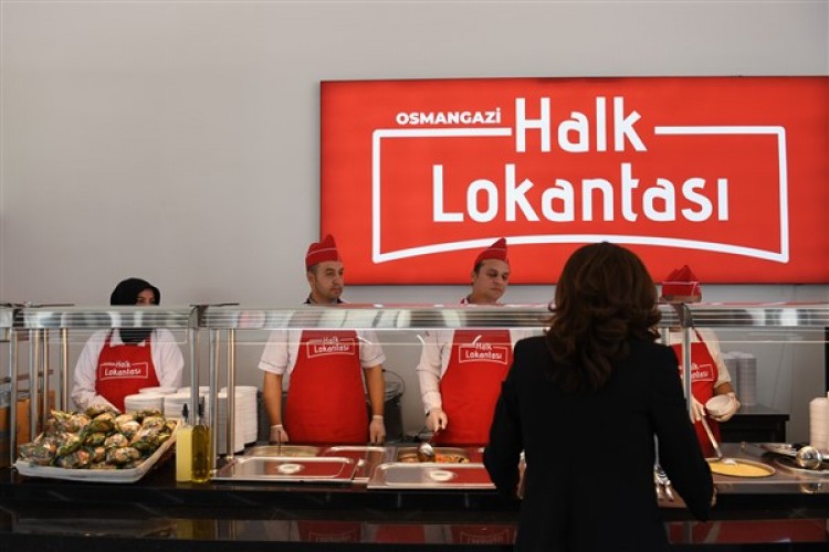 Bursa'nın ilk halk lokantası açıldı