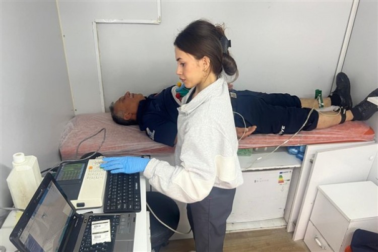 HBB çalışanlarına yönelik sağlık taraması yapıldı