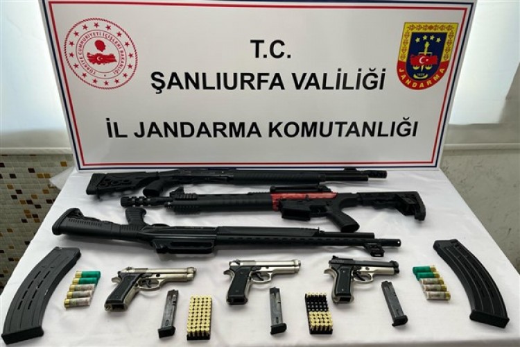 Şanlıurfa'da silah ve mühimmat kaçakçılığı operasyonu