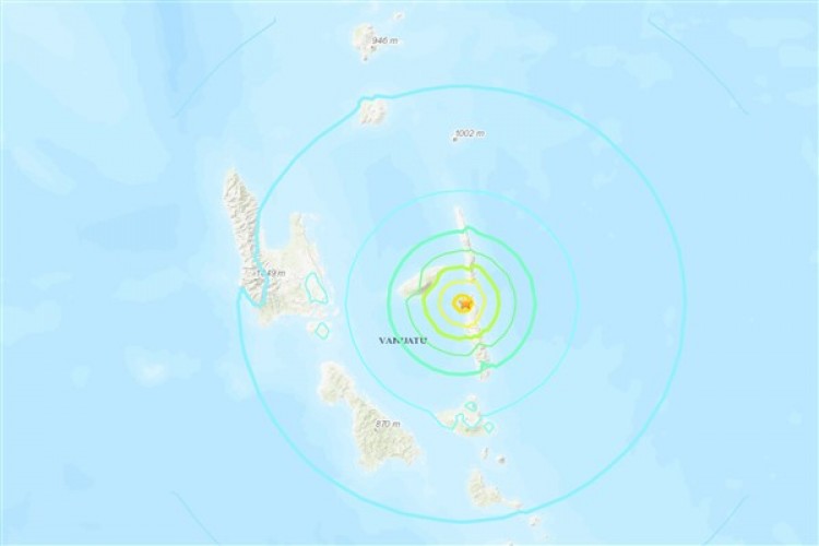 Vanuatu'da deprem