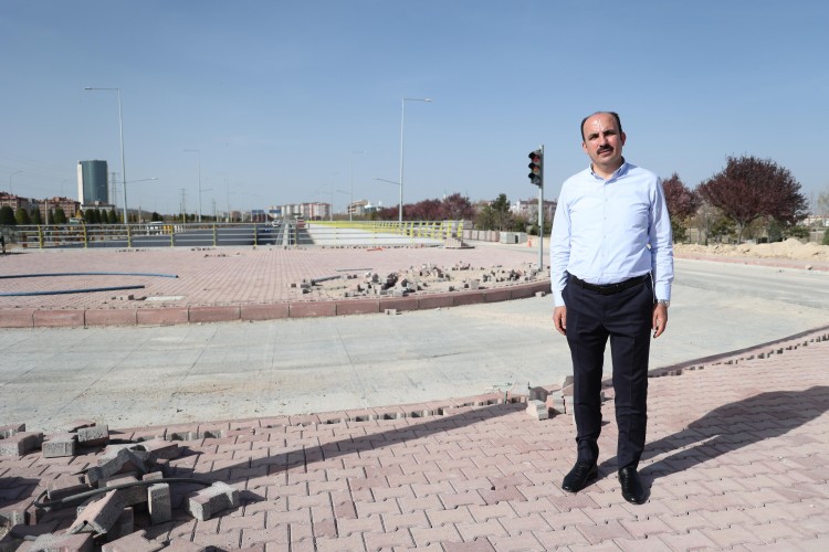 Başkan Altay: Fırat Caddesi Köprülü Kavşağı'nı mayıs başı hizmete açmış olacağız