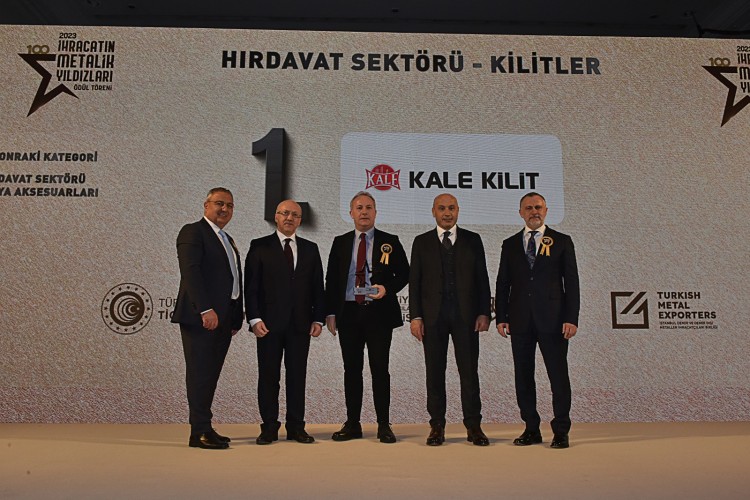 Kale Kilit, İhracatın Metalik Yıldızları Ödülleri'nde 16. kez zirvede
