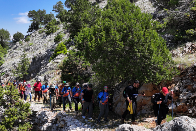 Zengibar Yürüyüş Yolu'nda ilk tanıtım yürüyüşü gerçekleştirildi