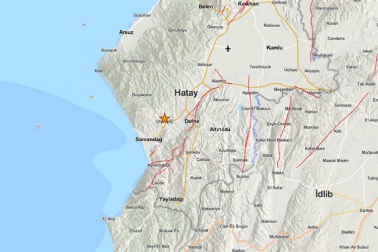 Hatay'da deprem