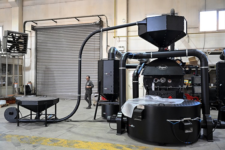 İzmir'de üretilen makineler 139 ülkede kahve kavuruyor