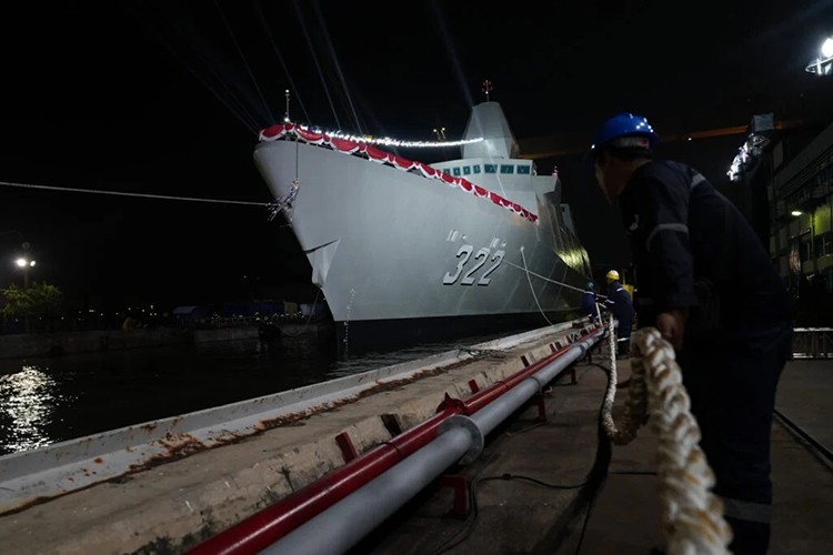Merah Putih Fırkateyni Türk sistemleriyle donatıldı