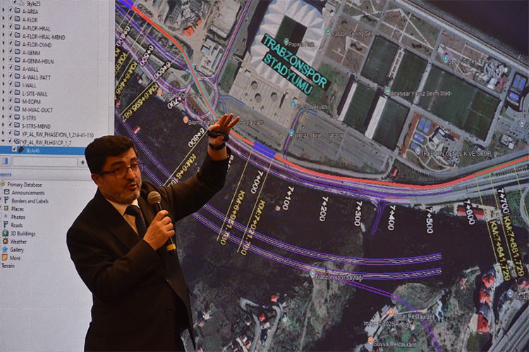 Trabzon Hafif Raylı Ulaşım Sistemi güzergahı tanıtıldı