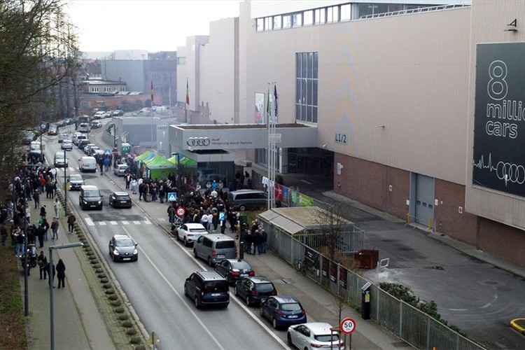 Brüksel'deki Audi fabrikası kapandı