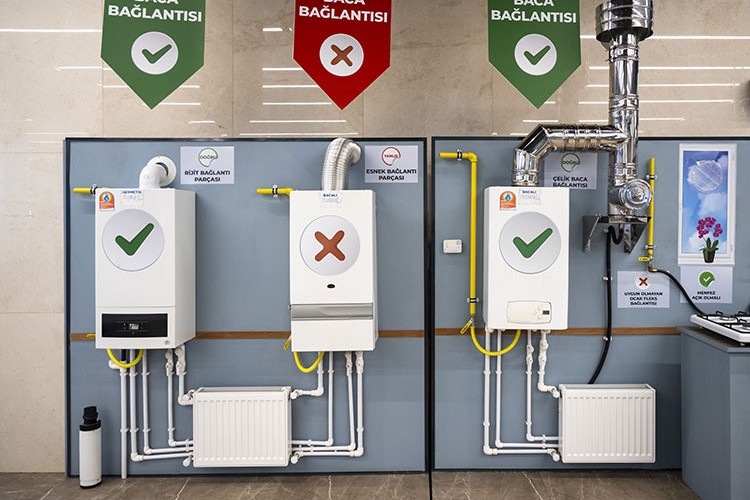 Doğal gazla çalışan cihazların güvenli kullanımına dikkat