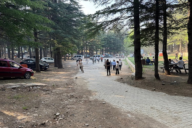 Kahramanmaraş'taki Yavşan Yaylası'nda bayram yoğunluğu yaşanıyor