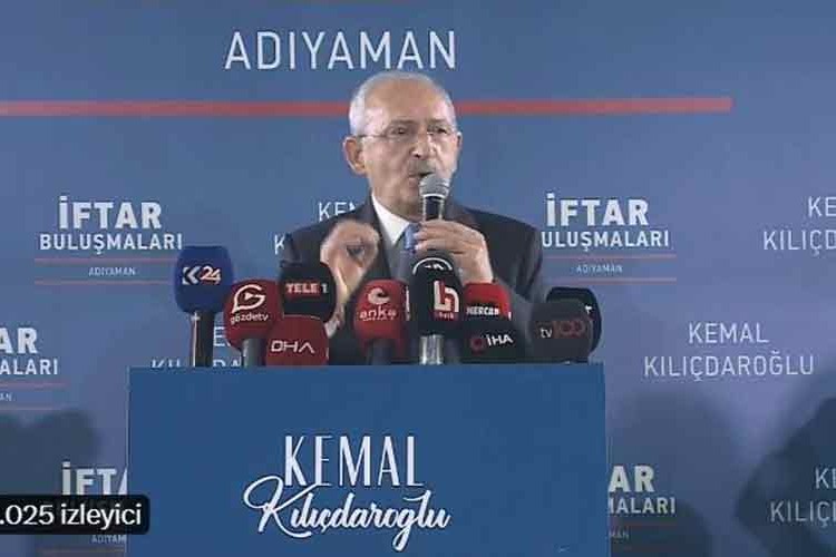Kılıçdaroğlu Adıyaman4ın ilçelerini ziyaret etti