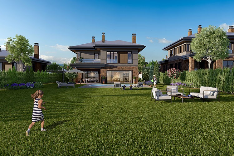 Doğayla bütünleşen modern yaşam