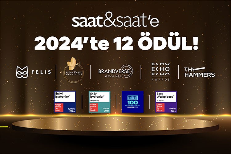 Saat&Saat 2024'te 12 prestijli ödül kazandı