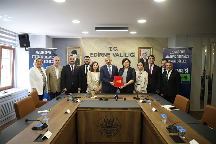 Çinli firma Edirne'de rüzgar türbini parçaları üretecek