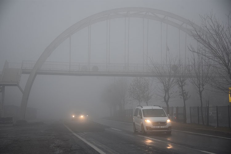 Şanlıurfa'da yoğun sis etkili oldu