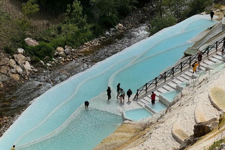 Göksu travertenlerinin turizm potansiyeli yeni projelerle artırılacak