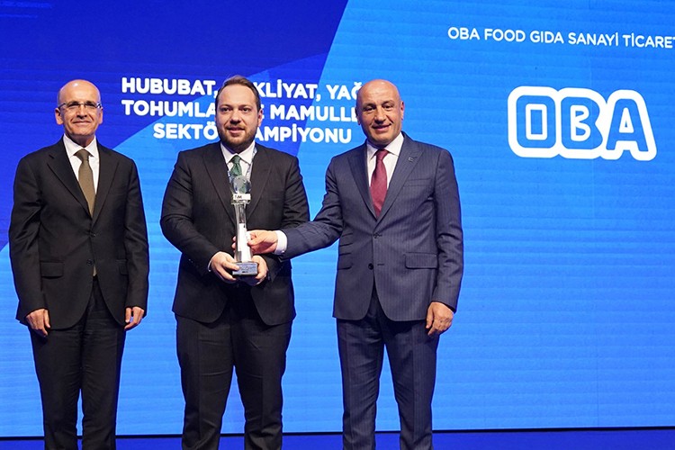 Oba Makarna 11. kez ihracat şampiyonu