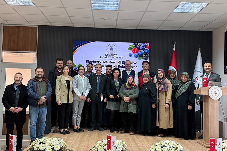 Kütahya'dan Avrupa'ya blueberry hamlesi