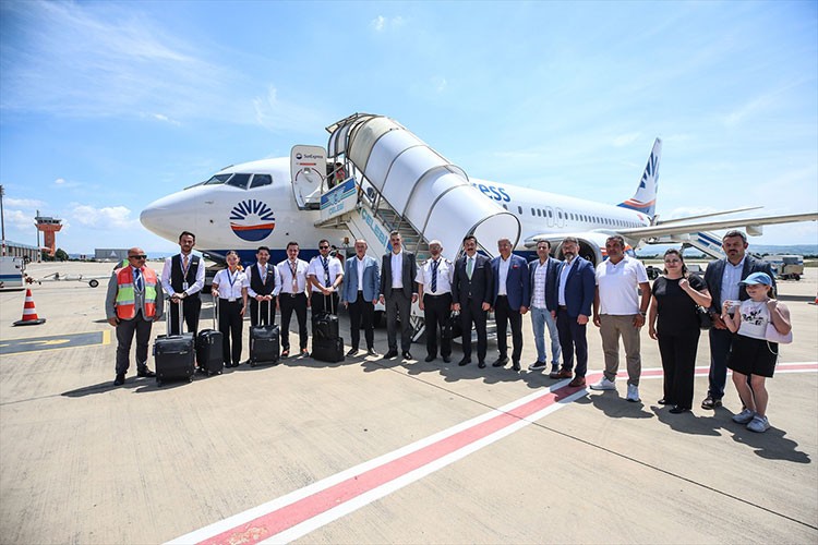 Bursa ile Stuttgart arasında karşılıklı uçak seferleri başladı