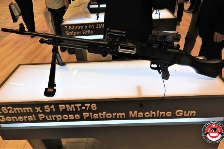 PMT 76/57A yüksek performanslı platform makinalı tüfek