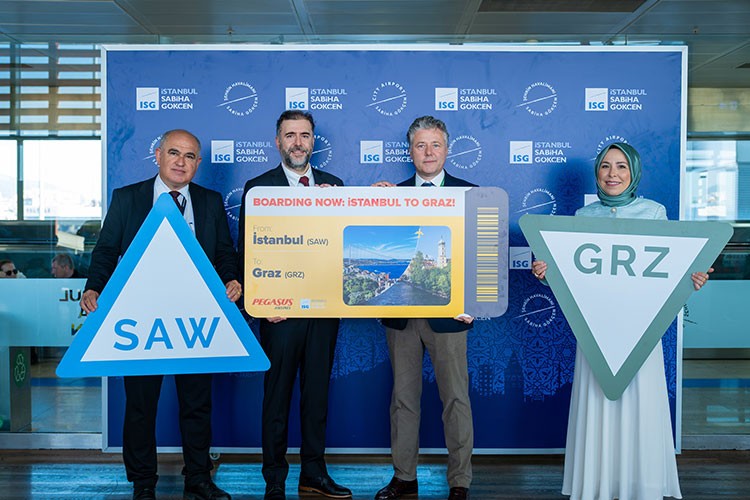 Sabiha Gökçen'den Avusturya'ya 2. direkt bağlantı: Graz