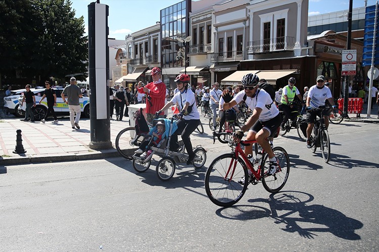 Avrupa Hareketlilik Haftası kapsamında bisiklet festivali düzenlendi