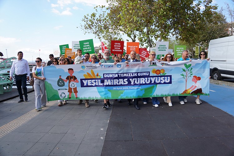 Tekirdağ'da "Yeşil Miras Yürüyüşü" düzenlendi