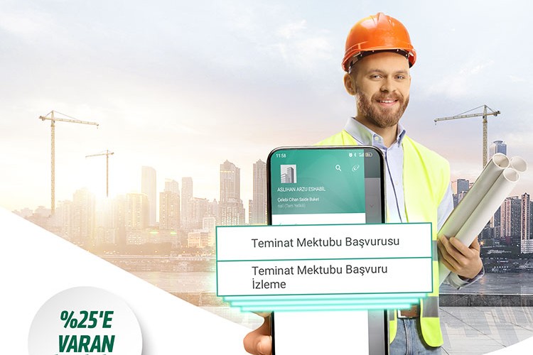 Mobil şubeden teminat başvuru hizmetini başlattı