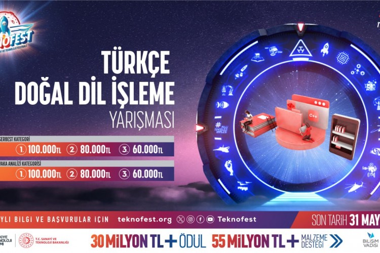 TEKNOFEST Türkçe Doğal Dil İşleme Yarışması Başvuruları Başladı