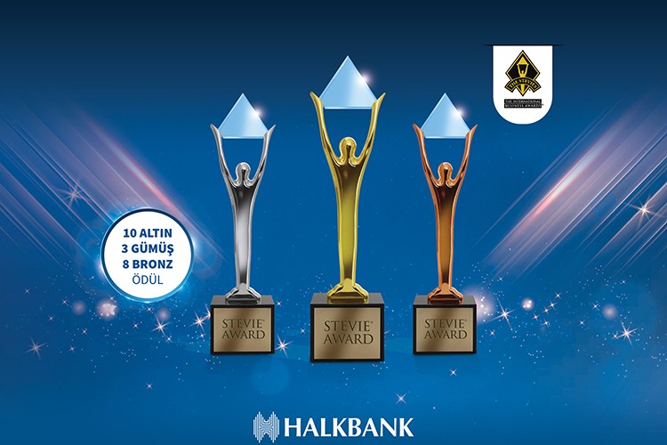 Halkbank'a Stevie Uluslararası İş Ödülleri'nde 21 ödül