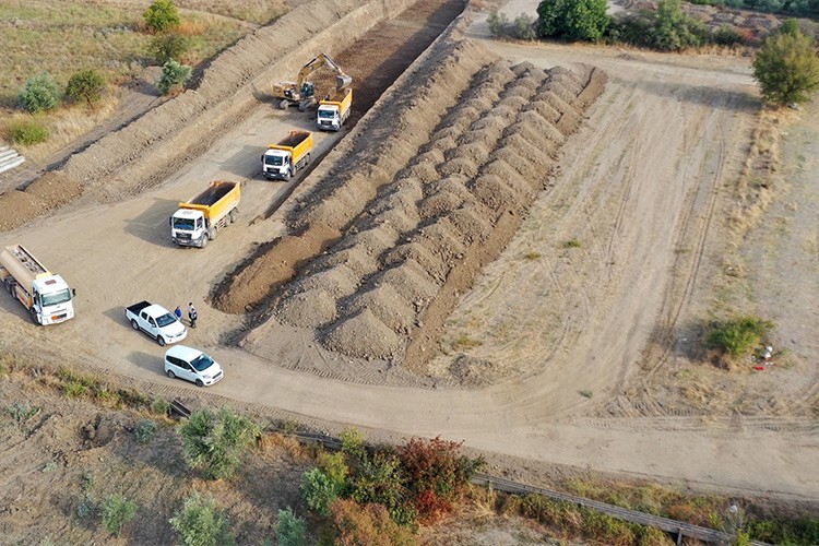 Manisa'da BYD'ye tahsis edilen arazide çalışmalar sürüyor