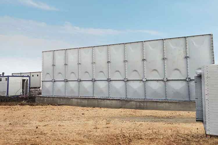 12 bin kişilik konteyner kentin suyunu güvenle depolayacak