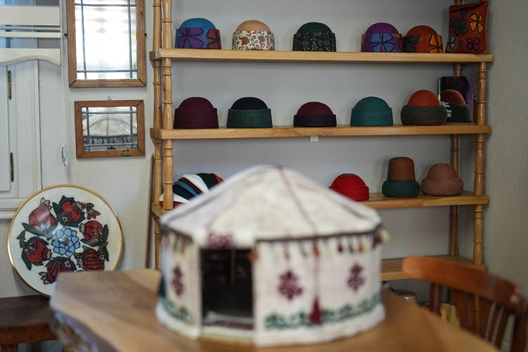 Geleneksel keçe ürünleri 45 ülkeye ihraç ediliyor