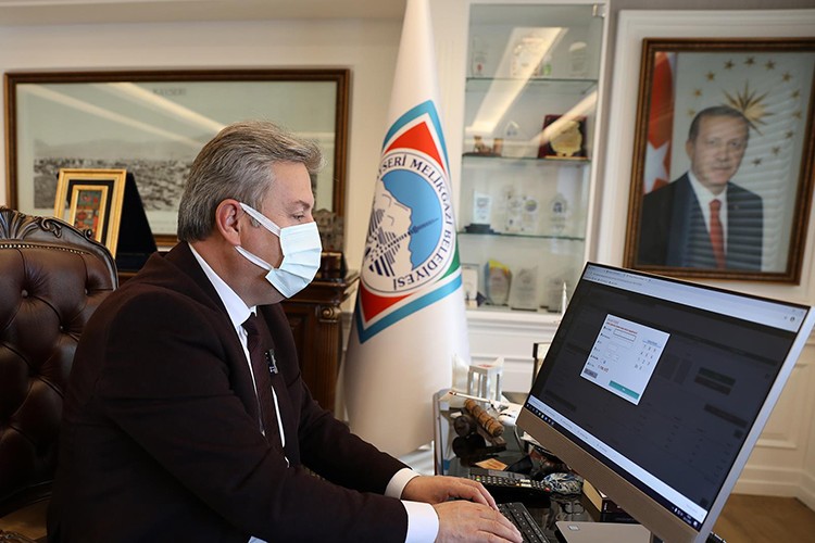 Melikgazi'de internetle vergi ödeme kolaylığı