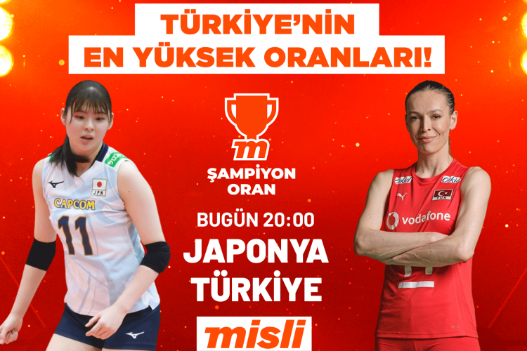 Filenin Sultanları'nın Japonya karşılaşması Türkiye'nin en yüksek oranları ile Misli'de