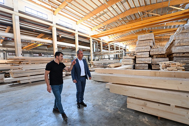 Ahşapta yabancı markalarla rekabet ediyor