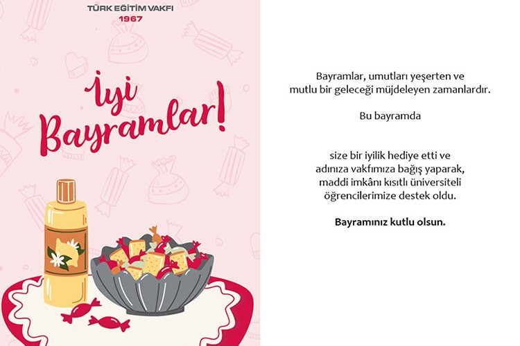 Burslarla gençlerin eğitimine destek çağrısı yapıyor