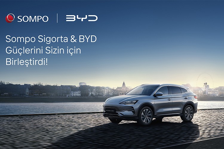 Sompo Sigorta ve BYD'den elektrikli araçlara özel kasko