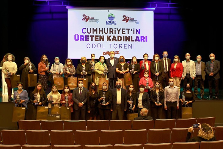 Üreten kadınlar ödül aldı