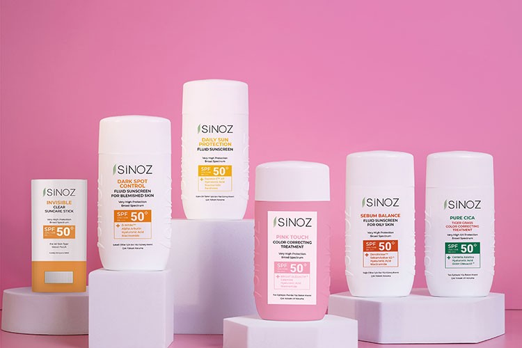 Sinoz'dan her cilt tipine uygun güneş koruma