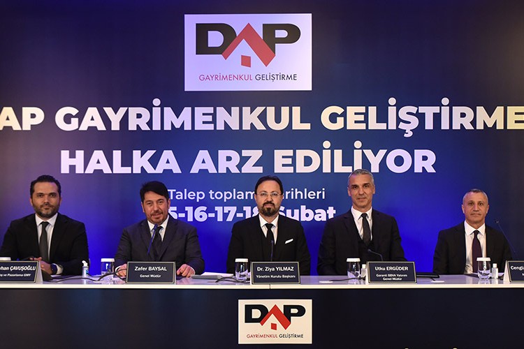DAP Gayrimenkul'den yarım milyarlık halka arz