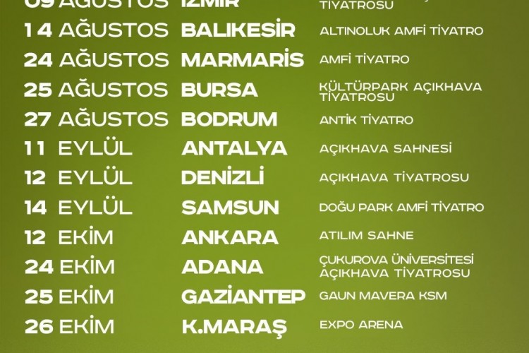 Sefo, İmparatour Turnesi'nin İlk Konserini Harbiye Açıkhava Sahnesi'nde Verecek