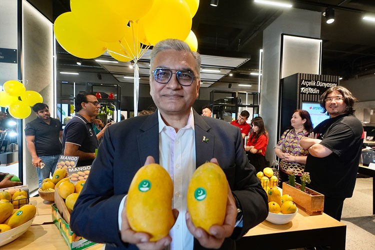 İstanbul'da "meyvelerin kralı" Pakistan mangosu tanıtıldı