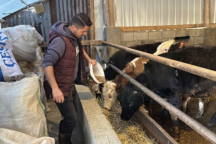 Şehirde pastaneciliği bırakıp köyde hayvancılığı seçti